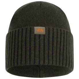 Czapka Blaser Rib Beanie Bob Ciemna Oliwka 242014-028/566